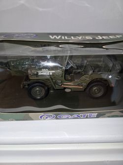 Gate 1:18 Willy's Jeep Die-Cast Model