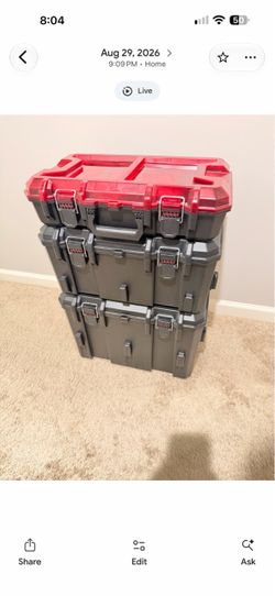 Hyper Tough Hyper Stack 3-Piece Modular Rolling Toolbox System⁠