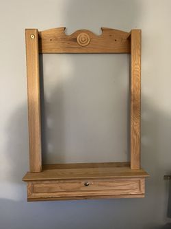Solid Oak Gun Rack