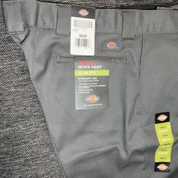 Duckies Men’s Flex  Slim Fit Work Pants 38x30
