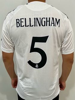 Real Madrid Home Jersey 24/25 Bellingham # 5