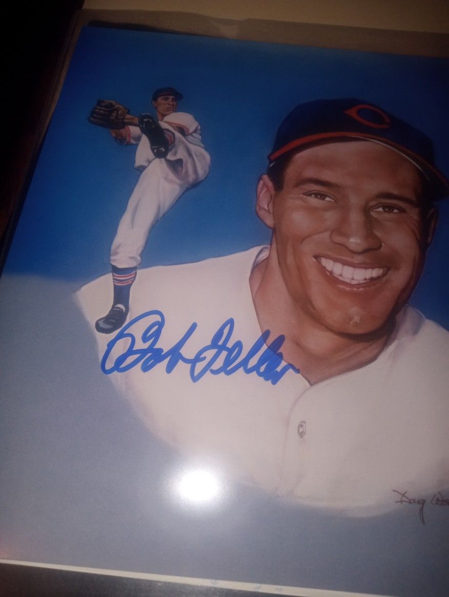 Bob Felller Autographed Photo