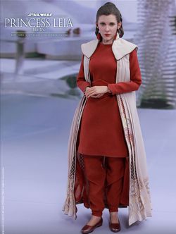 Princess Leia bespin outfit empire strikes back Star Wars hot toys sixth scale figure