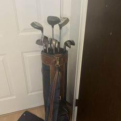 Golf Clubs Prostaff Wilson , Pro Classic Golf Bag, Balls and Tees