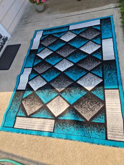 Beautiful blue rug