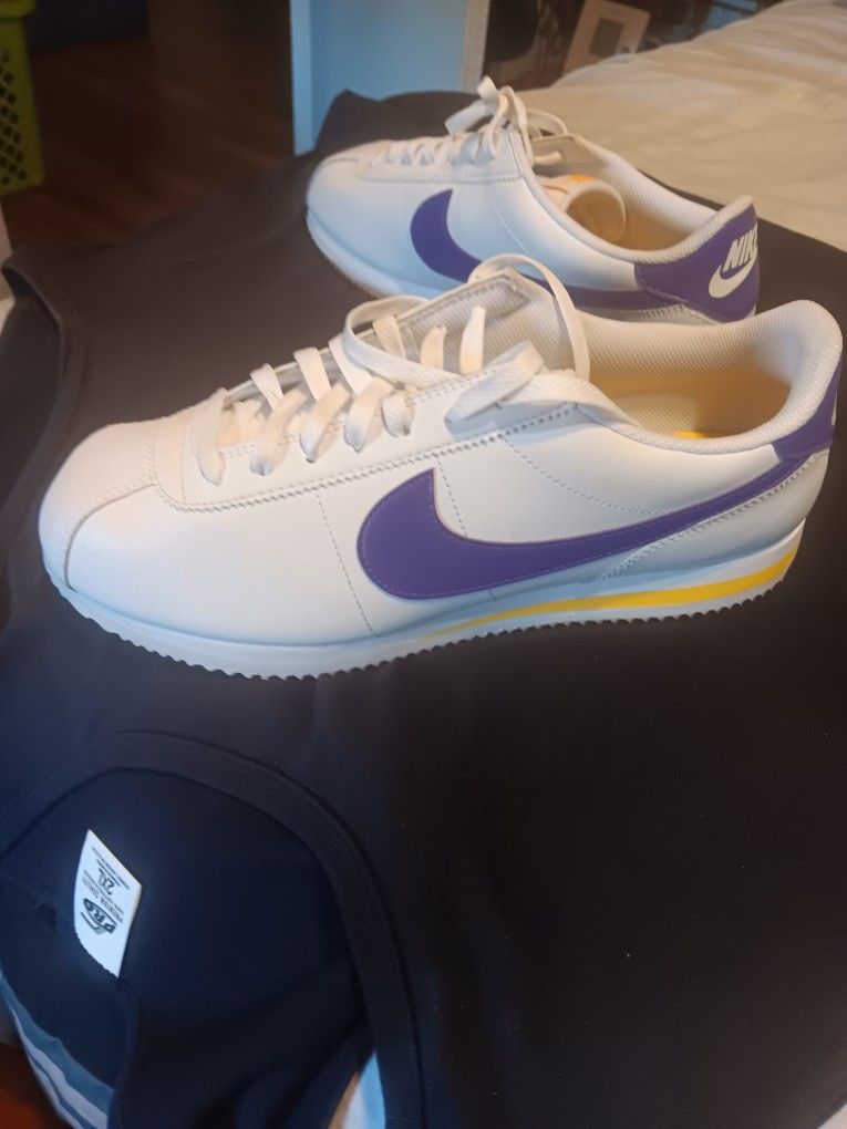 NIKE CORTEZ LAKERS 