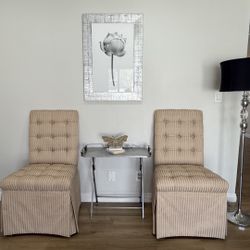  2 Lakeshore Classic Armless Dining Chairs