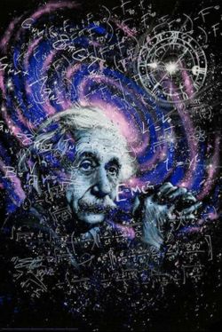 Einstein Theory 24in × 36in Wall Poster