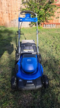 Kobalt 80V  Self Propelled Lawn Mower with 6AH battery