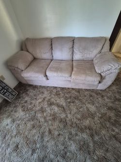 LARGE SOFA AND CHAIR
