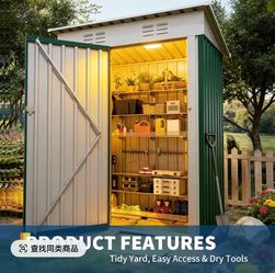 5 ✖️3 FT outdoor metal shed