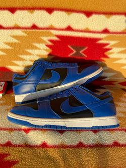 Nike Dunk Low Retro Hyper Cobalt Blue Black Used NoBox Mens Size 10.5