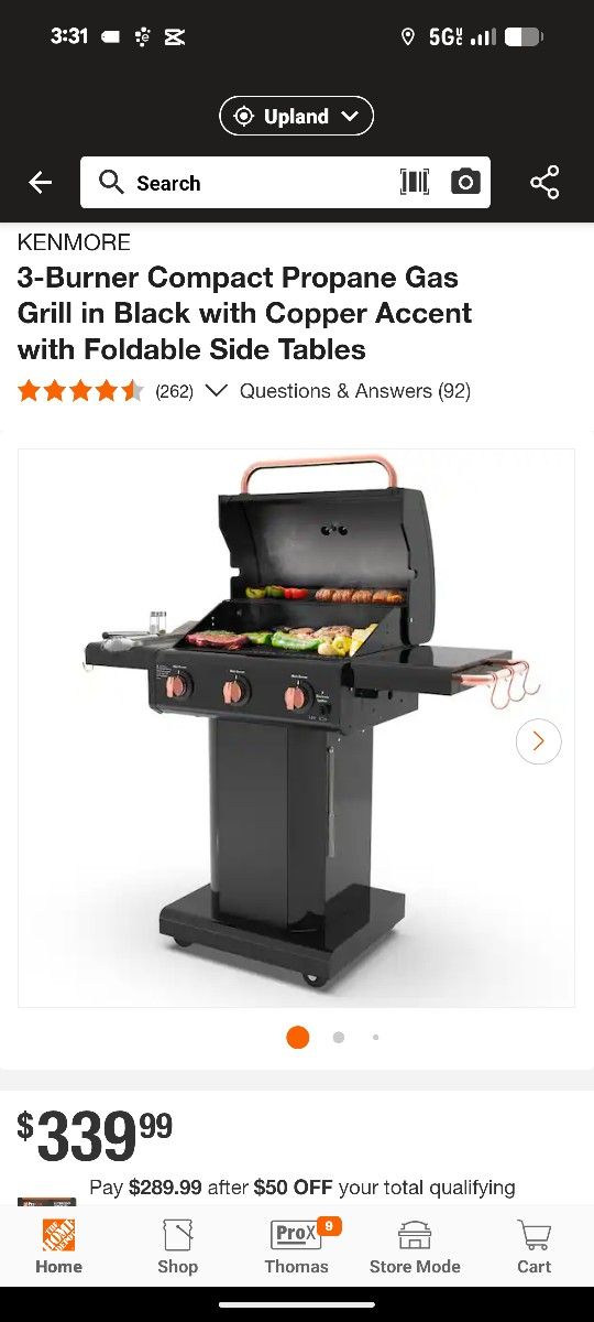 Kenmore 3 Burner Grill