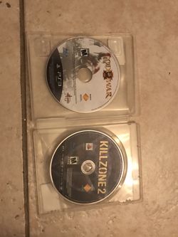 PS3 KILL ZONE 2 & God of war 2