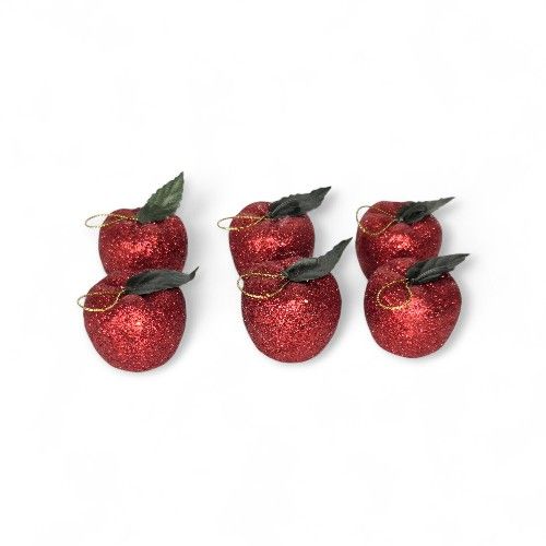 Apple Christmas Tree Ornaments Lot