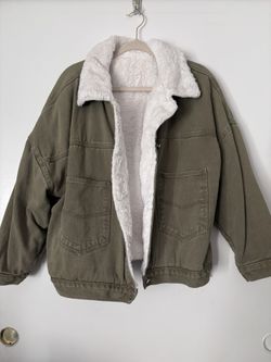 Olive Green Thick Jacket