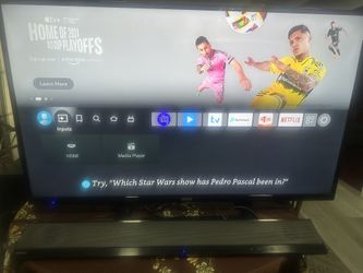 50’RCA TV With Sound Bar Bundle