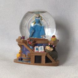 RARE Authentic Cinderella Mini Snowglobe Disney