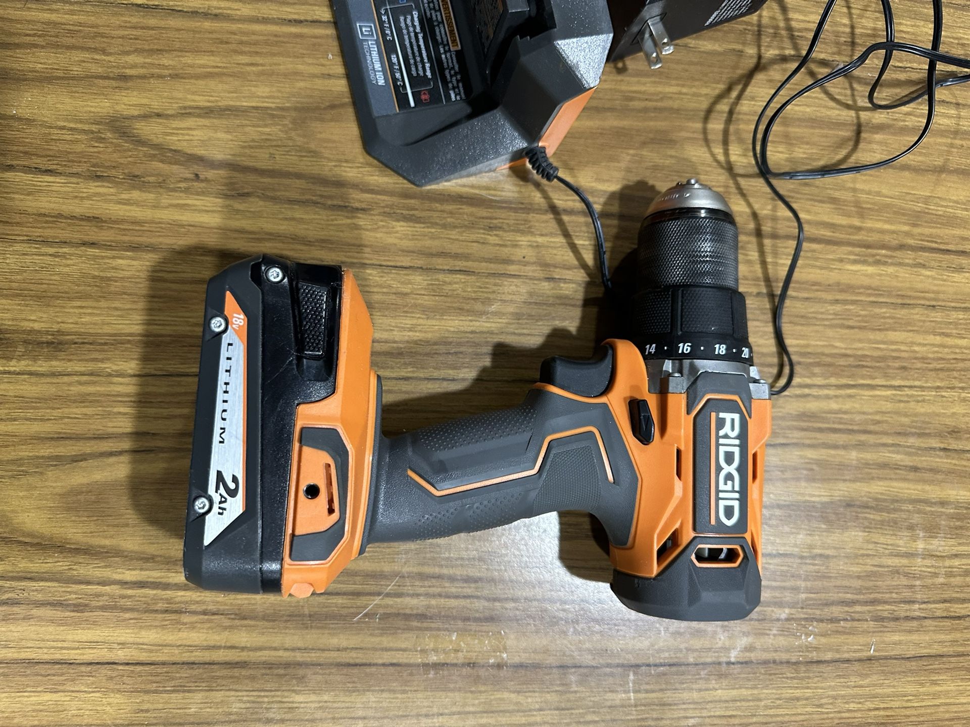 Ridgid 18V 1/2 Drill Driver With Battery And Charger