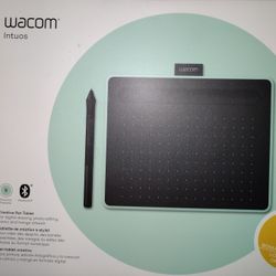 Wacom Intuos Wireless Graphic Tablet , Pistachio 7.9"x 6.3" .

