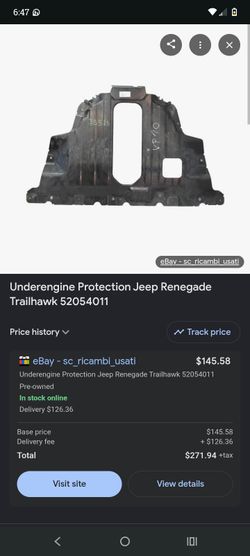 Under engine protection metal OEM