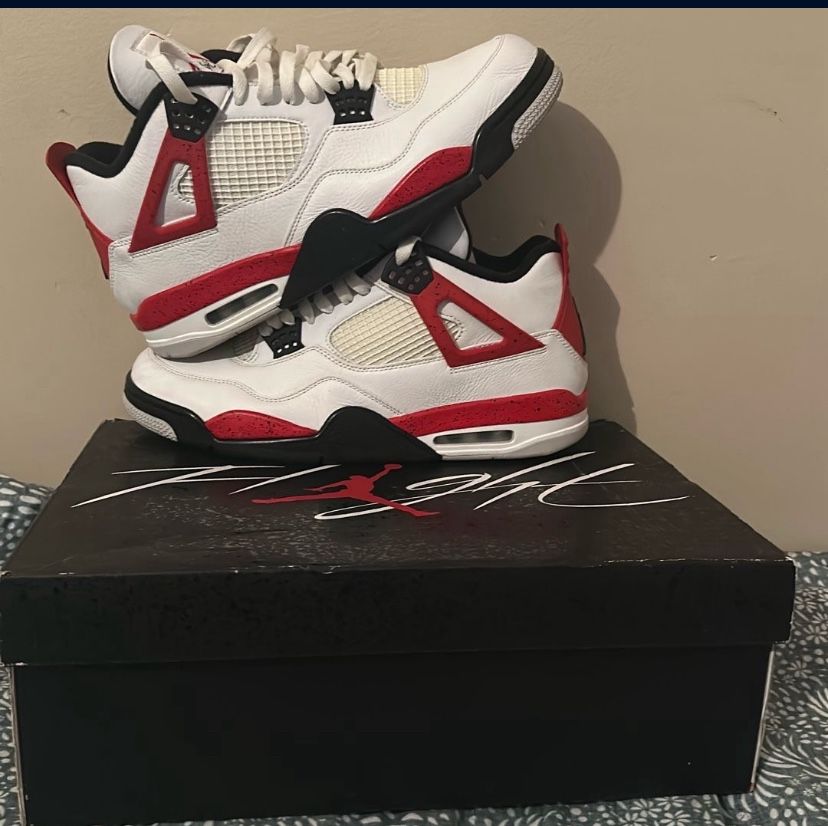 Jordan 4 Red Cements Size 12 