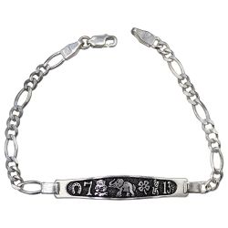 Pulsera Con placa De La suerte 