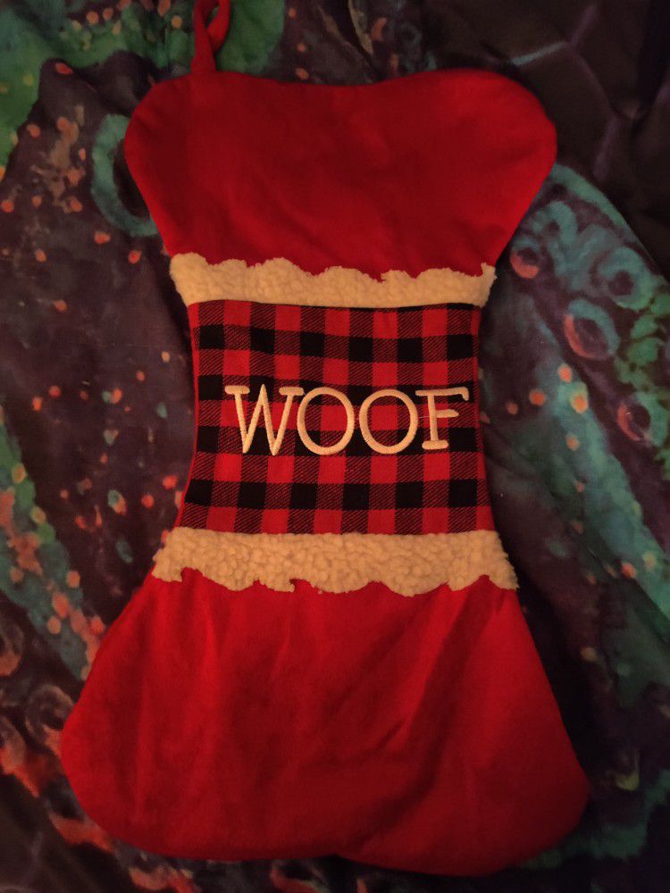 Christmas Dog Stocking 