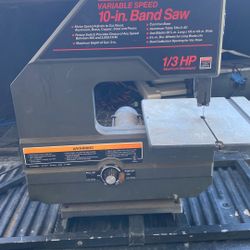 10” Band Saw Variable Speed 