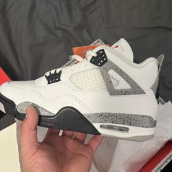 Jordan 4 Retro White Cement 2025 Size 9