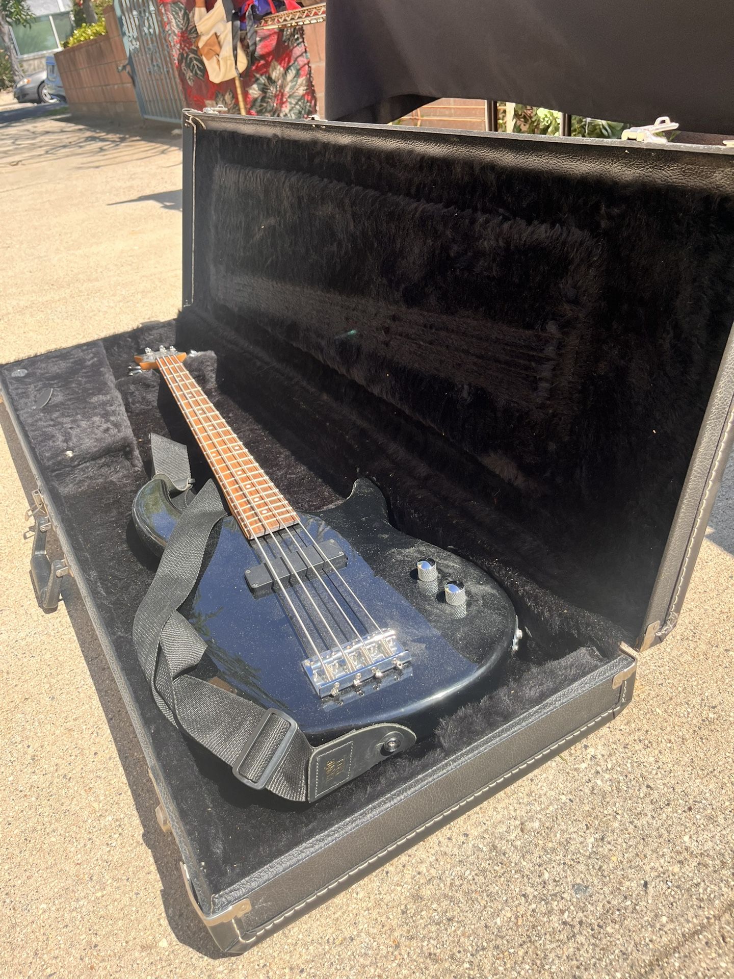 Fender Bass Case + Bass Guitar