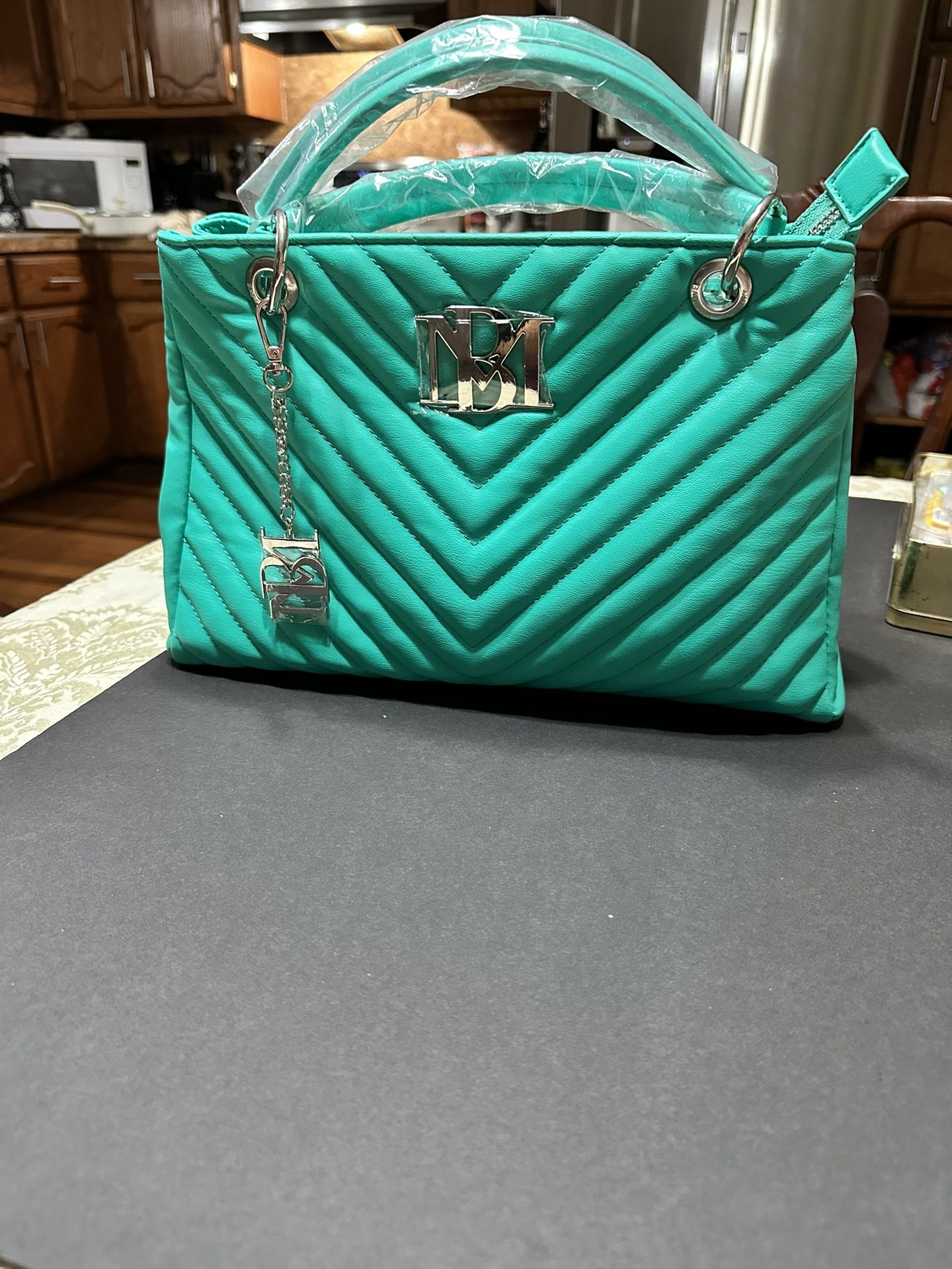 Teal Bagley Mischka Purse