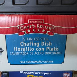 Chafing Dishes 3-piece set $30