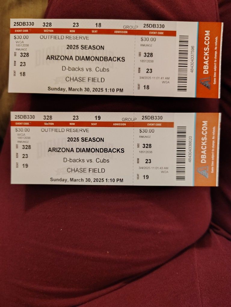 D-Baclks Tickets (2)