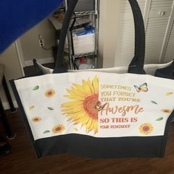 Sometimes You Forget That You’re Awesome So This Is Your Reminder Tote Bag NWOT