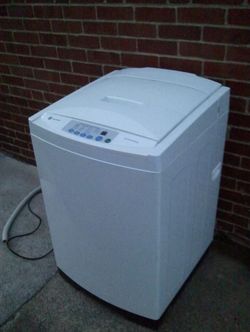 GE SpaceMaker Portable Washer (Hooks Up To Sink If Washer/Dryer Hookups Aren’t Available) great if you have water included in your rent or if you don