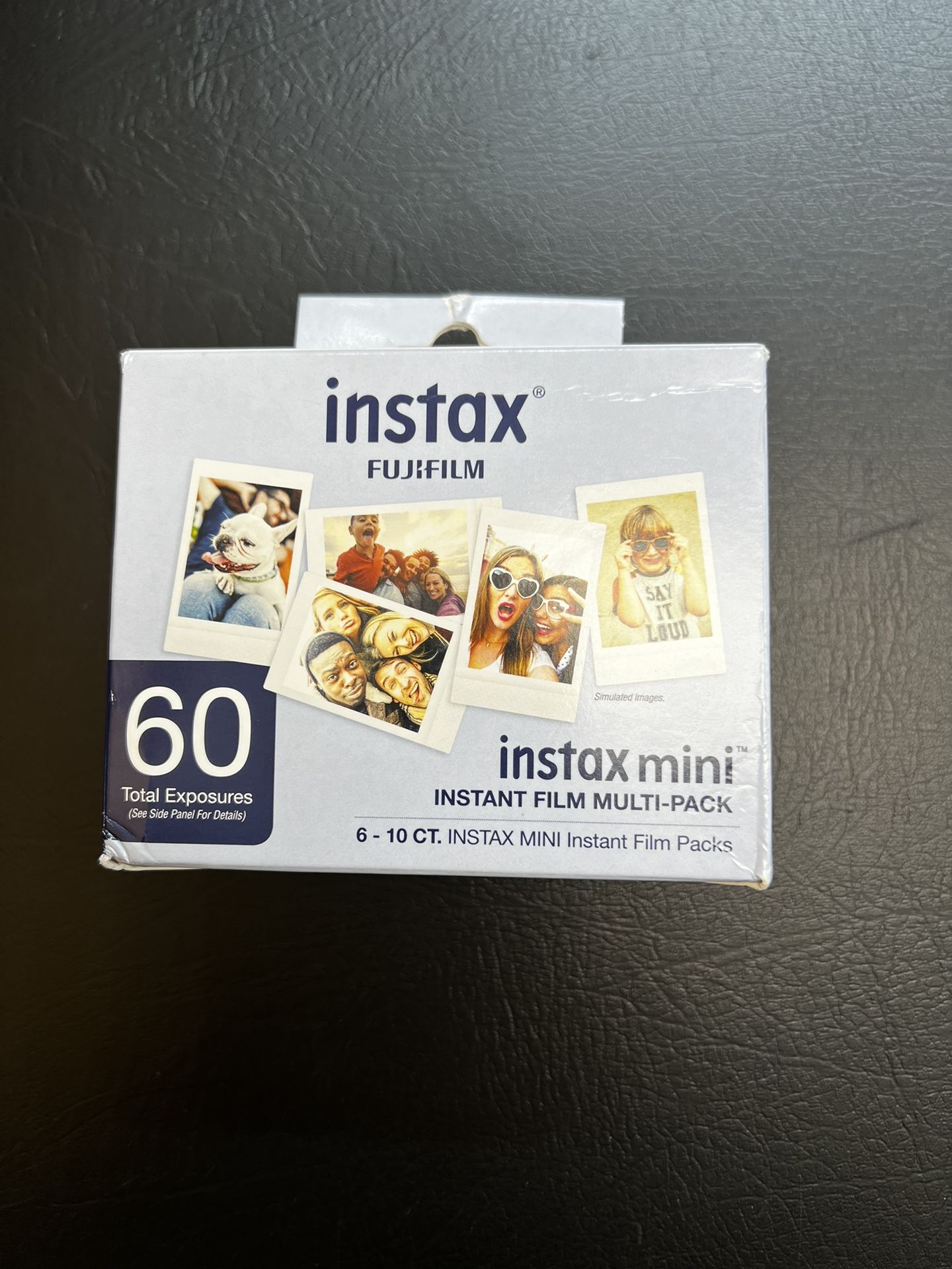 Fujifilm Instax Mini 6-10 Count Instant Film Packs 60 Total Exp. 10/25
