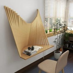 Beautiful, Modern Art Deco,  Fold-down Desk