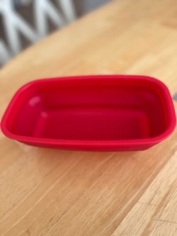 Collapsible silicone colander
