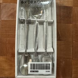 6, 7" DRAGON IKEA SPOONS. NOT OPENED 