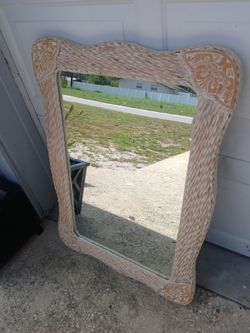 Pier One Imports Wicker mirror