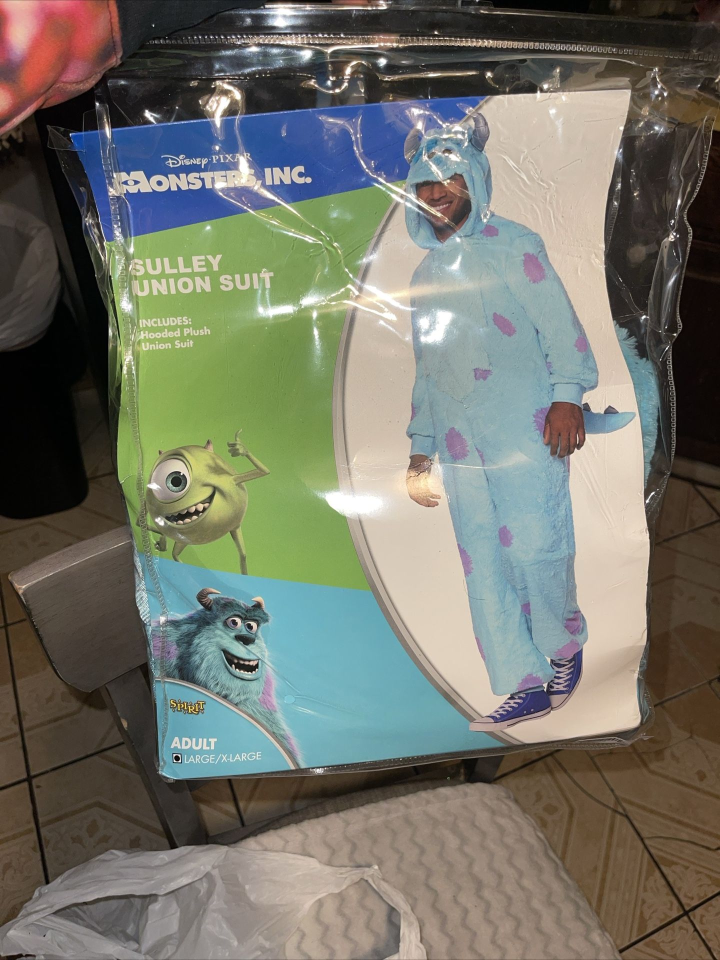 Disney Monsters Inc Adult Halloween Sulley Union Costume, Mike Wazowski Infant