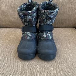 Barely Used- Northside Camo Snow Boots- Size 12 Toddler