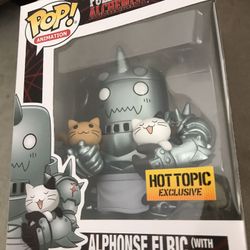 Funko pop exclusive full metal alchemist Alphonse Elric with kittens