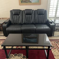 Glass Coffee and End Tables 