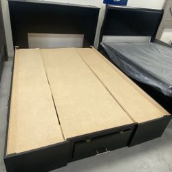 Brand New Black Bedroom Set With Storage 