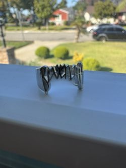 Revenge Chrome Arch Logo Ring 