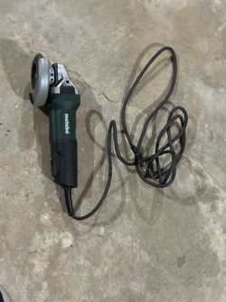 Angle grinder.