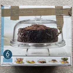 Cake Stand With Dome 