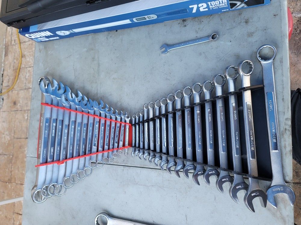 Wrenches (Westward Brand) Metric & SAE 32 Pcs